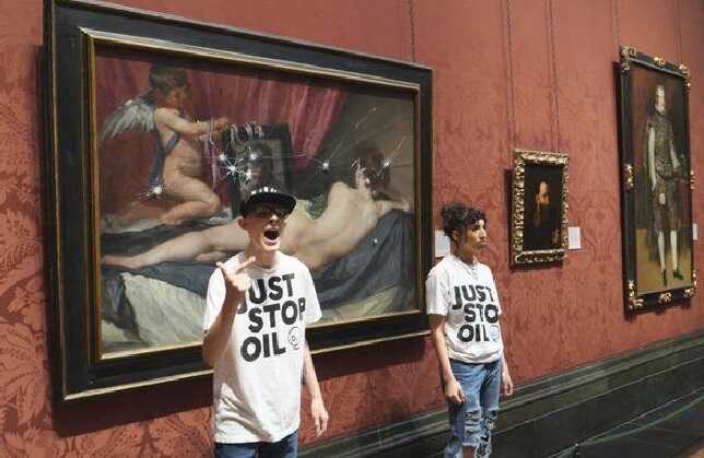 В Лондоне эко-активисты атаковали картину Веласкеса в Национальной галерее